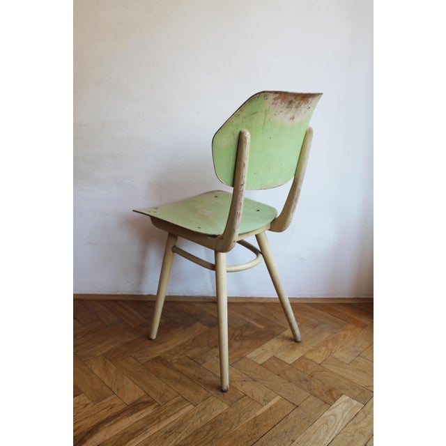 Wood Mid-Century Modern Dining Chairs from TON, Czechoslovakia, 1964, Set of 6 For Sale - Image 7 of 18