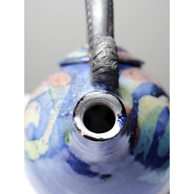 Terracotta Teapot in the style of David Constantine White, USA, 1950s-1970s For Sale - Image 16 of 17