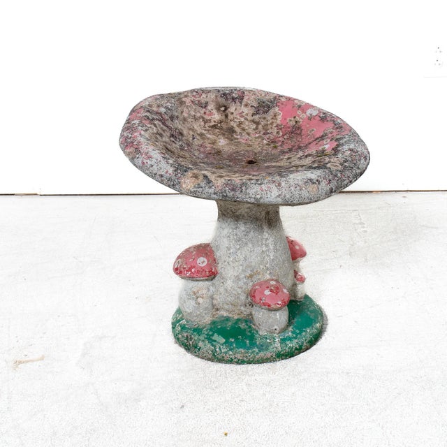Mid-20th Century French Cast Concrete Mushroom Garden Seat or Stool For Sale - Image 14 of 18