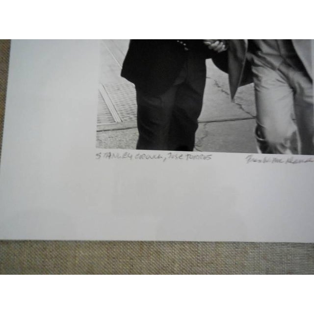 Stanley Crouch (L) and Jose Torres (R) the boxer.