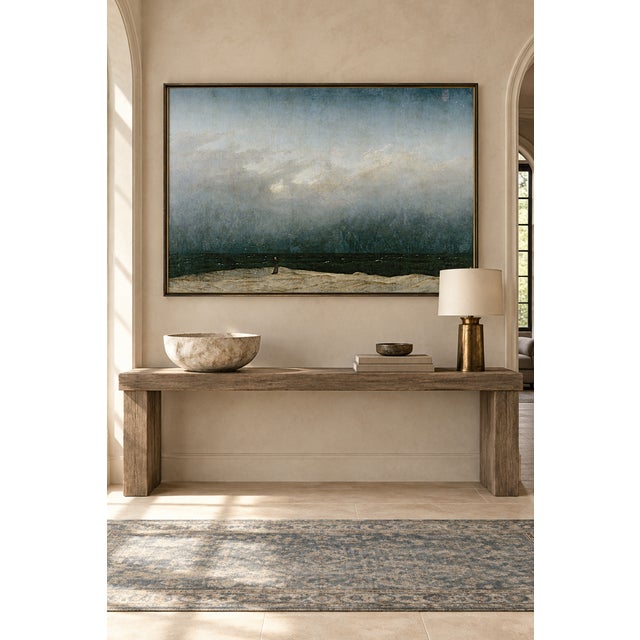 Contemporary Neutral Moody Landscape Art Print - Norway Painting by Albert Marquet, 24" X 16" For Sale - Image 3 of 7