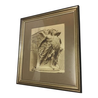 Framed Photograph of Charles Keck Sculpture in NY For Sale