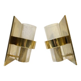 Scandinavian Modern Maritime Brass Sconces by Jonas Hidle for Høvik Verk, 1970s, Set of 2 For Sale