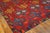 Mid 20th Century 1940s Red Geometric Vintage Turkish Kilim Sivas Rug 9'4" X 11'6" Wool Flatweave Carpet For Sale - Image 5 of 5