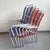 Good overall condition. Usual signs of wear on the aluminum. Defect in the cording on the gray and blue seats: see photos....