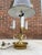 Frederick Cooper Vintage French Empire Brass Bouillotte Lamp Having Large Toleware Shade For Sale - Image 4 of 13