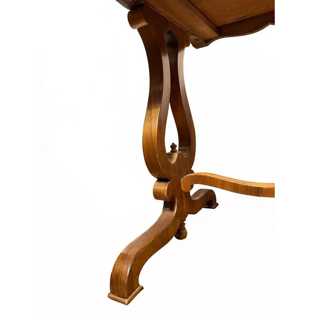 Original Late Biedermeier Table, 1880s For Sale - Image 6 of 8