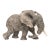 Debra Minette Green Elephant Porcelain Sculpture For Sale