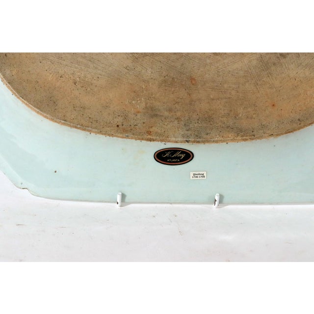 Chinese Export Porcelain Armorial Dish, Arms Hutchinson Impaling Calthrop For Sale - Image 14 of 15