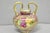 Antique Austrian Hand Painted Moriage Porcelain Double Swung Handle Bulbous Vase For Sale - Image 16 of 16
