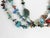 Contemporary Turquoise Mixed Stone Multi Strand Necklace For Sale - Image 4 of 6