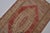 Vintage Distressed Turkish Oushak Rug in Crimson Red, Navy Blue & Soft Sage For Sale - Image 10 of 10