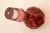 Vintage 1960s Bohemian Cranberry Crystal Decanter & Murano Gold Flake Ruby Glass Bowl Set – Barware Vignette For Sale - Image 16 of 17
