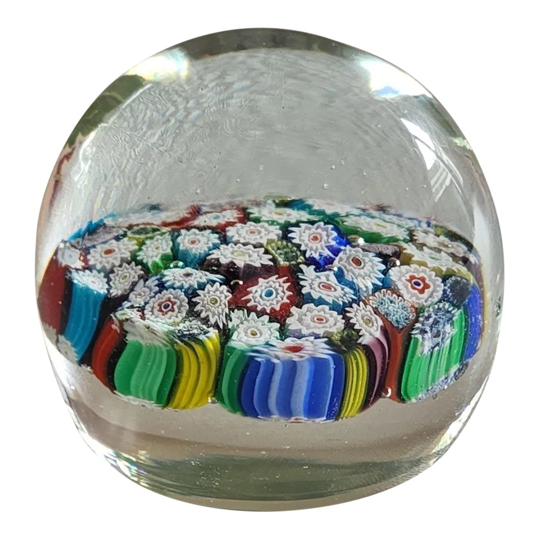 ゆずまる様Vintage Murano Glass ミルフィオリペーパーウエイト ゆずまる様Vintage Murano Glass ミルフィオリペーパーウエイト
