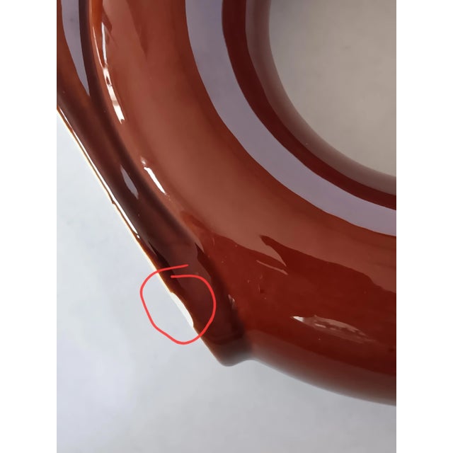 Vintage Parravicini Style Geometric Ceramic Vase, 1970s For Sale - Image 6 of 8