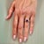 Natural Sapphire Diamond Ring 6.5 14k W Gold 1.99 TCW Certified, Size 6.5 For Sale - Image 13 of 15
