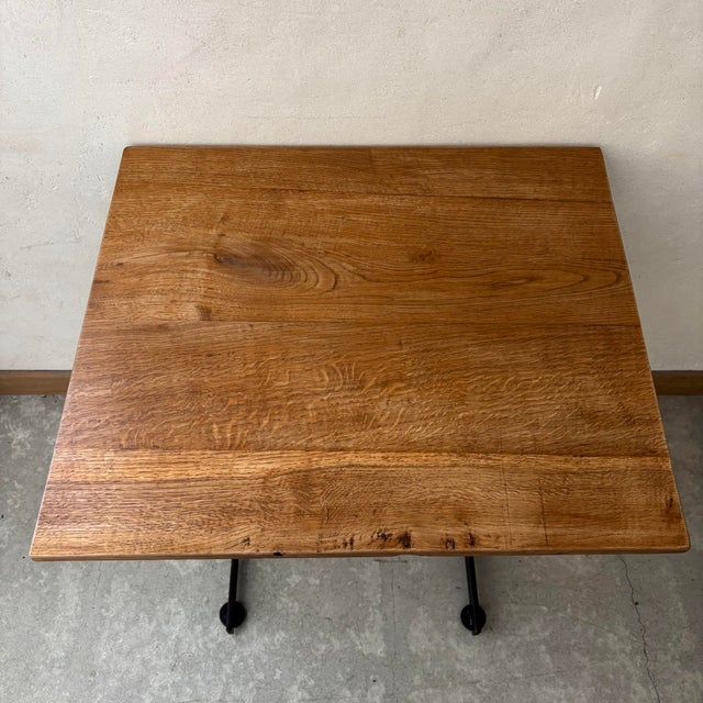 Wooden Bistro Table For Sale - Image 5 of 6