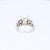 Gia Certified Princess Cut Diamond Engagement Ring in 18k White Gold - Size 5 For Sale In Phoenix - Image 6 of 9