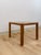Vintage MCM Scandinavian Design Side Table Smoky Glass Top Dark Wood Accent For Sale In Tampa - Image 6 of 9