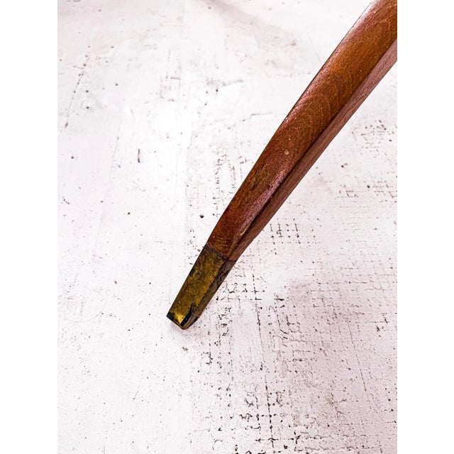 Midcentury Modern Brass Tray Table With Base For Sale - Image 16 of 17