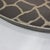 Vintage Large Oval Tole Tray - Hand Painted Brown and Cream Giraffe Animal Print Decorative Tray For Sale - Image 10 of 15