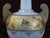 This is an exquisite antique Bohemian Moser style glass lamp with a stunning gold leaf design. The lamp has a corded...