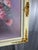 Wood Mid-Century P. Keeling Large Impasto Floral Oil Painting in Ornate Frame, 43" X 31.5" For Sale - Image 7 of 12