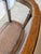 Vintage Two Tier Oval Glass Wood Woven Cane End Table Mid Century Neoclassical. For Sale In Dallas - Image 6 of 13