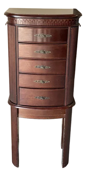 Vintage Powell Art Deco Style Jewelry Armoire