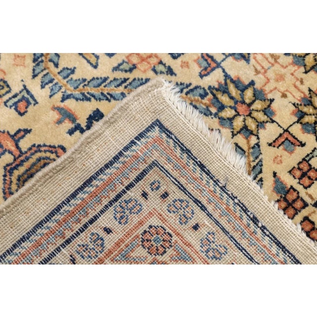 Fine Antique Persian Sarouk Rug 6'2'' X 8'7'' For Sale - Image 11 of 12