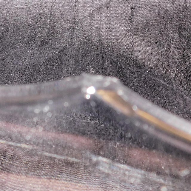 Traditional 1990s Gorham Crystal Three Part Round Relish Tray in Lotus For Sale - Image 3 of 5