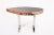 2020s One Slab Living Edge Petrified Wood Console Table W Stainless Stand 52 For Sale - Image 5 of 6