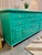 1990s 1990s Luxury Ethan Allen Buffet in Emerald Green – Solid Wood, Gold Hardware For Sale - Image 5 of 6