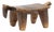 Lobi Burkino Faso Zoomorphic Carved Wood Stool For Sale