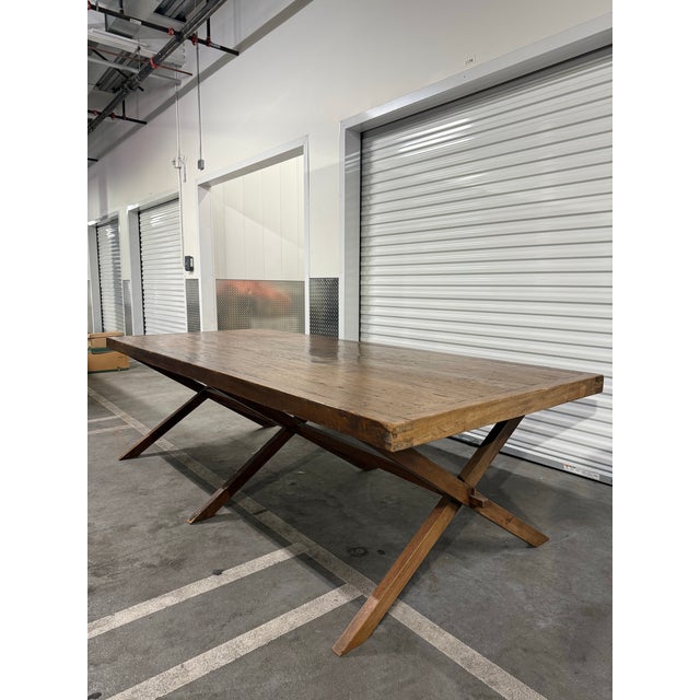 Late 19th Century Large Spanish Colonial Dining Table For Sale - Image 4 of 7