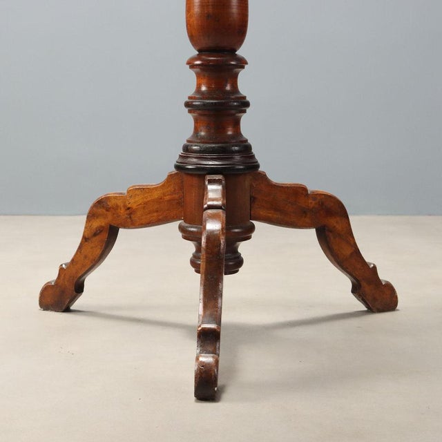 Walnut-Stained Lime Wood Coat Rack, Italy, Late 19th Century For Sale - Image 6 of 7