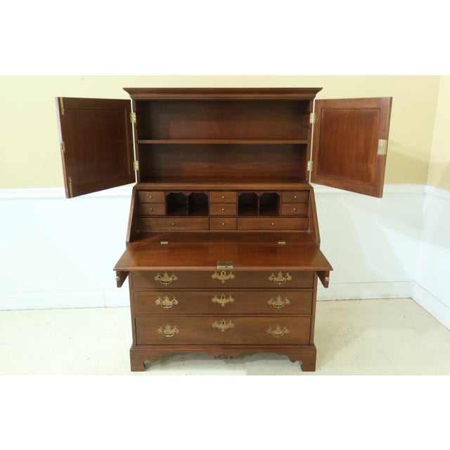 1950s Kittinger Cw-1 Colonial Williamsburg Secretary Desk For Sale - Image 5 of 13