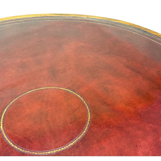 Wood George III English Georgian Mahogany Drum Top Library Table, 1800 For Sale - Image 7 of 12