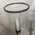 French Pair of Vintage Decorative Crafts Brass & Glass Hurricane Candle Holders, 3270 For Sale - Image 3 of 6