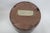 1899 Handmade Pottery Dish Dark Brown Glaze Salt Crock Bowl With Lip For Sale - Image 12 of 12
