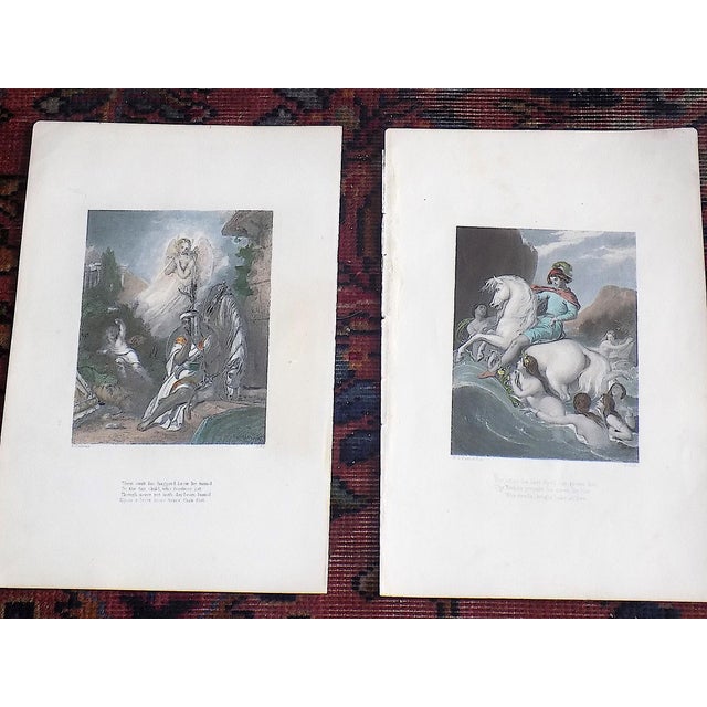 Authentic Antique 19th Century. Engravings of Victorian Women - Set of 11 For Sale - Image 4 of 8