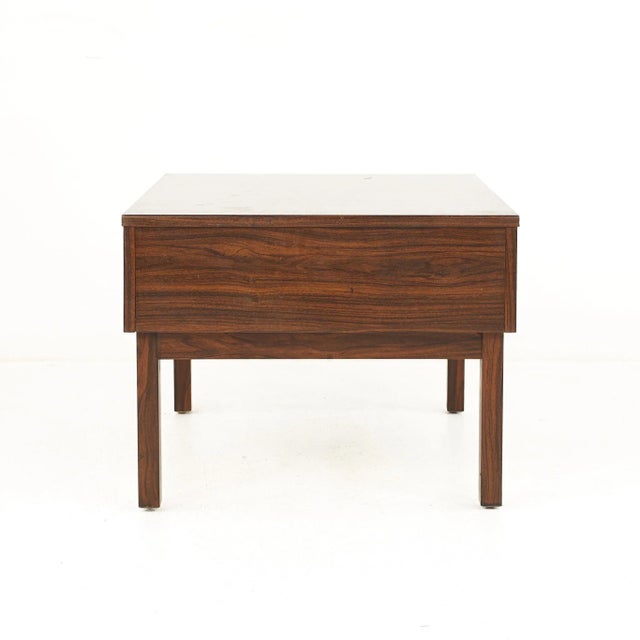 Brown American of Martinsville Mid Century Rosewood End Tables - a Pair For Sale - Image 8 of 13