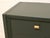 Dark Green Vintage Dark Green Geometric Credenza With Brass Hardware For Sale - Image 8 of 12