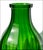 Traditional Vintage Facet Cut Emerald Green Czech Art Glass Vase For Sale - Image 3 of 9
