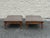 Mid-Century Modern Pair of Oversized Lane Mid-Century Modern Walnut Ottomans For Sale - Image 3 of 12