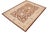 Shabby Chic Bohemien Ziegler Brown Tan Hand-Knotted Wool Rug - 5'11'' X 9'0'' For Sale - Image 3 of 8