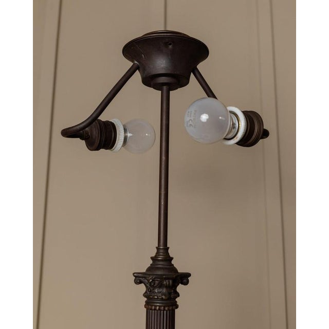 Antique Empire Metal Table Lamp, 1910s For Sale - Image 5 of 10