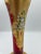Glass Late 19th Century Moser Style Cranberry Glass Vase With Gilt and Applied Floral Decoration For Sale - Image 7 of 11
