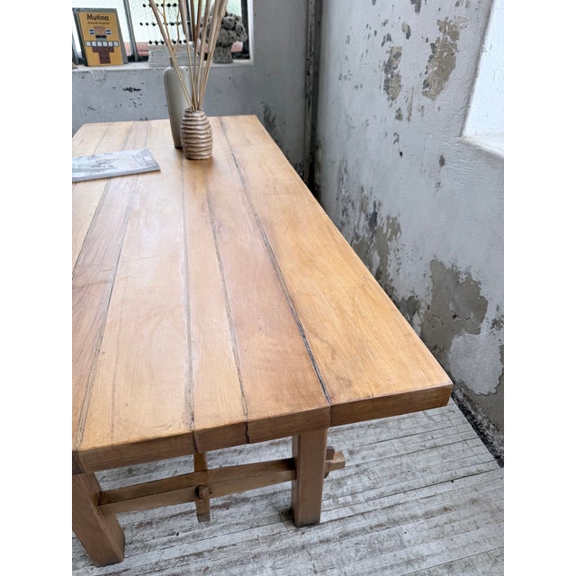 Mountain Dining Table in Beech, 1950s For Sale - Image 9 of 18