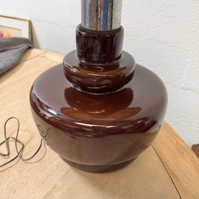 Vintage Ceramic Floor Lamp, 1970s For Sale - Image 4 of 16